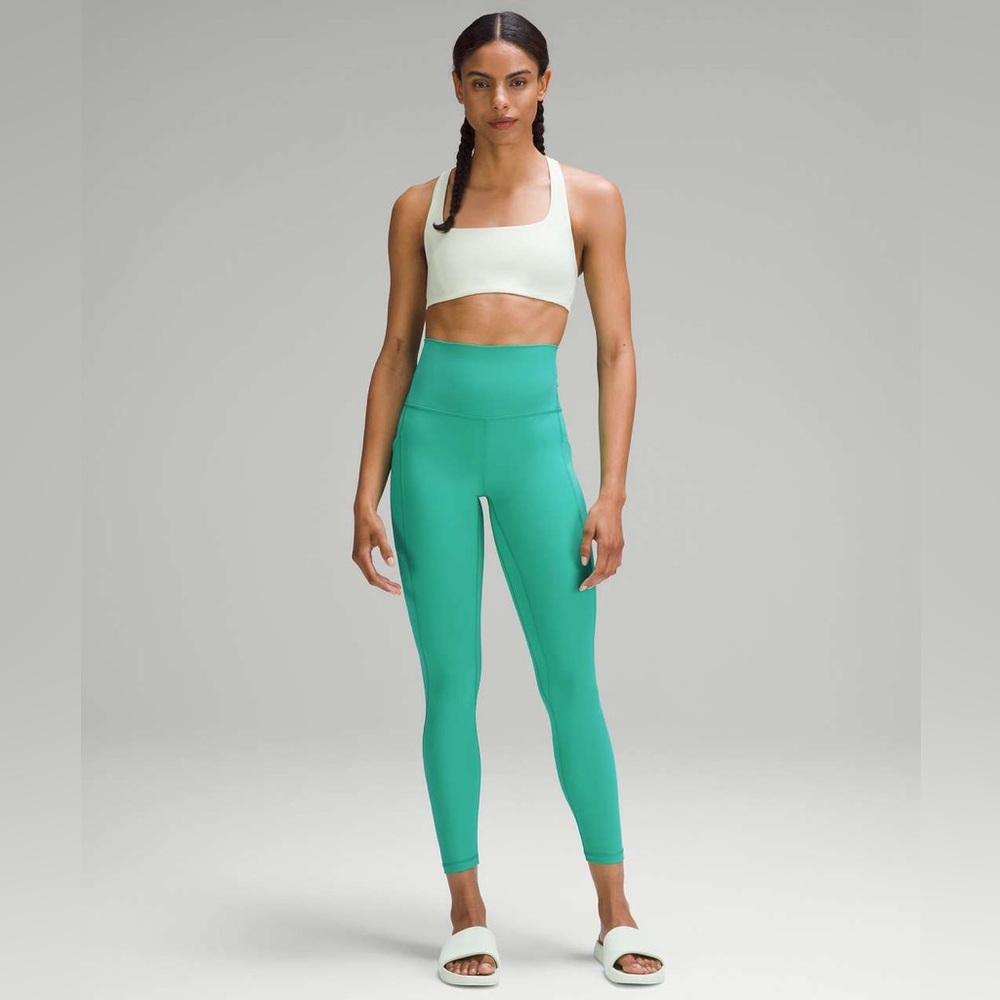 Lululemon Align High-Rise Crop 21” Kelly Green High-Waisted Leggings